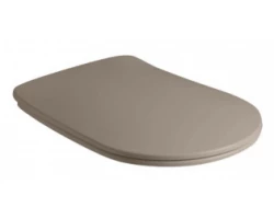 [504111] Крышка-сиденье Kerasan Nolita Slim для унитаза, микролифт, быстросъемное, бежевый, 539181 +24320 ₽