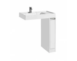 [551695] Тумба с раковиной Акватон Лондри 80 см, под стиральную машину, напольная, 1A2361K0LH010 +22832 ₽