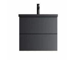[571335] Тумба под раковину Am.Pm Gem подвесная, 60 см, 2 ящика, цвет черный матовый, M90FHX06022BM +20690 ₽