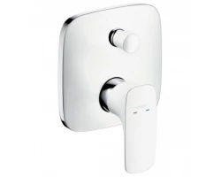 [81998] Смеситель Hansgrohe PuraVida для ванны и душа , белый/хром, 15445400 +71295 ₽