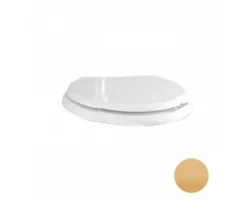 [99347] Крышка-сиденье Devon&Devon Westminster 2IBSEBIAW, мдф, цвет белый лакированный,петли золото светлое, с микролифтом +40162 ₽