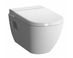 [147402] Подвесной унитаз Vitra D-Light 5911B003-1086 (5911L003L-1086), безободковый, с системой дозирования моюще-дезинфицирующ +27806 ₽