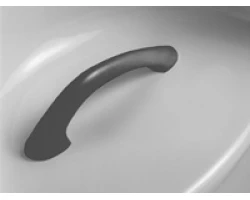 [158507] Ручка для ванны серебристая Excellent, полиуретановая +2404 ₽