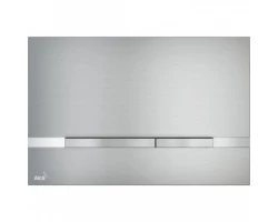 [193679] Клавиша смыва AlcaPlast Stripe, хром матовый +26263 ₽