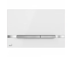 [193683] Клавиша смыва AlcaPlast Stripe, белый +29909 ₽