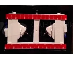 [202736] Клавиша Geberit Sigma Type 70 115.620.00.1, двойной смыв, стекло/алюминий, под индивидуальное заполнение +52735 ₽