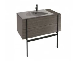 [289025] Тумба под раковину Jacob Delafon Nouvelle Vague 100 EB3031-E73, с выступом, цвет - фактурный дуб +142480 ₽