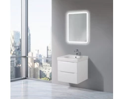 [291931] Тумба под раковину BelBagno Marino MARINO-600-2C-SO-BL-P, 60 х 45 х 55 см, Bianco Lucido - белый глянец +16380 ₽