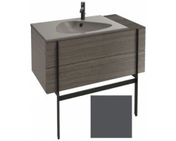 [297722] Тумба под раковину Jacob Delafon Nouvelle Vague 100 EB3031-M53, с выступом, цвет - серый антрацит матовый +197240 ₽