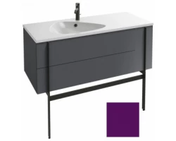 [298742] Тумба под раковину Jacob Delafon Nouvelle Vague 120 EB3036-F26, 3 ящика, цвет - сливовый глянцевый +229340 ₽