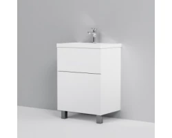[299729] Тумба под раковину Am.Pm Gem 60 см M90FSX06022WG32 напольная, цвет белый глянец +15290 ₽