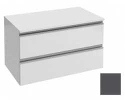 [299778] Шкаф подвесной Jacob Delafon Vox 80 EB2061-RA-442, 80 х 46 см, цвет - серый антрацит глянцевый +121430 ₽