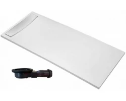 [302608] Поддон Jacob Delafon Flight Neus, 120 x 70 см, белый, E66518-00 + слив, диаметр 90 мм, E9A1364-CP +36801 ₽