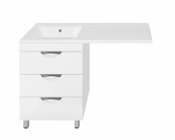 [302848] Тумба под раковину Style Line Жасмин 60 ЛС-00000644, напольная, белая +25964 ₽