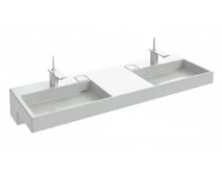 [340020] Раковина-столешница Jacob Delafon Nouvelle Vague EB3022-DE2, 120 см, стеклянная, черная, матовая +93900 ₽