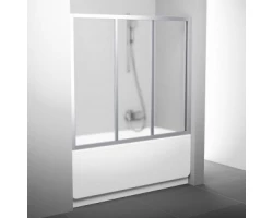 [308512] Шторка для ванн Ravak AVDP3-150, профиль сатин, витраж грейп, 40VP0U02ZG +45090 ₽