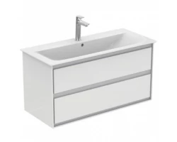 [326372] Тумба под раковину Ideal Standard Connect Air E0821B2, 100 см, белый глянцевый, белый матовый +122436 ₽