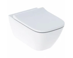 [347888] Подвесной унитаз Geberit Smyle Square 500.685.01.1 Rimfree, безободковый с крышкой-сиденьем микролифт +36000 ₽