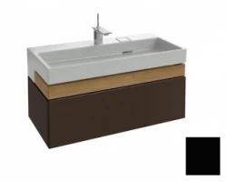 [333329] Тумба под раковину Jacob Delafon Terrace 100, подвесная, цвет - черный мягкий +174460 ₽