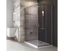 [333861] Душевой уголок Ravak Blix BLRV2K, 80 х 100 см, профиль сатин, витраж транспарент, 1XV40U00Z1/1XVA0U00Z1 +104220 ₽