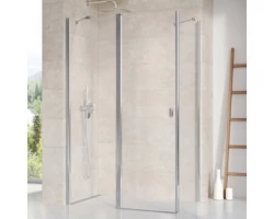 [334326] Душевой уголок Ravak Chrome CRV2+CPS, 120 x 90 см, профиль сатин, витраж транспарент, 1QVG0U00Z1/9QV70U00Z1 +118170 ₽