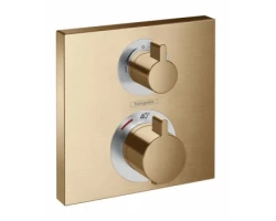 [335533] Смеситель Hansgrohe Ecostat S для душа, термостатический, бронза шлифованная, 15714140 +75176 ₽