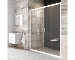 [362815] Душевая дверь в нишу Ravak Blix BLDP4-120, профиль белый, витраж транспарент, 0YVG0100Z1 +75960 ₽