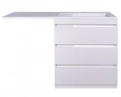 [455503] Тумба под раковину Style Line El Fante Даллас 130, Люкс Plus, 130 см, напольная, белая, СС-00000558 +18144 ₽