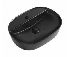 [465843] Раковина Aquanet Lake-2-MB 50 см, накладная, черный матовый, 273672 +10940 ₽