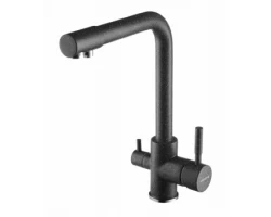 [475267] Смеситель Акватон Руан для кухонной мойки, фильтр, графит, 1AX004FCXX210 +9890 ₽