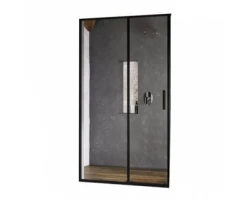 [477519] Душевая дверь Ravak Blix BLSRV2K-80, профиль чёрный, витраж транспарент, X1XM40300Z1 +32580 ₽