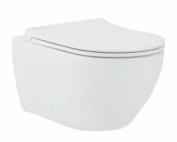 [477907] Подвесной безободковый унитаз beWash Bogen, крышка-сиденье с микролифтом, белый, 88303201 +39006 ₽