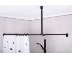 [517939] Карниз для ванны Ridder Wien универсальный, черный, 59511 +6242 ₽