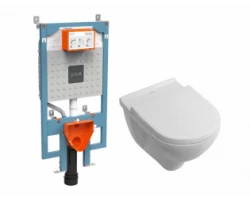 [549043] Инсталляция Vitra V8 c унитазом Villeroy&Boch O.novo 5660H101, подвесной, сиденье микролифт, комплект Santehnica.ru +50600 ₽
