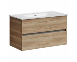 [550463] Тумба под раковину Sancos Urban 90, подвесная, дуб галифакс натуральный, UR90EG +27900 ₽