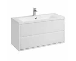 [585519] Тумба с раковиной Акватон Римини 100 New белый глянец, 1A2328K3RN010 +54540 ₽