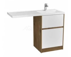 [591831] Тумба под раковину Акватон Лондри 60 см под стиральную машину, дуб рустикальный, белый, 1A2669K2LHDR0 +10111 ₽