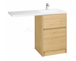 [591839] Тумба под раковину Акватон Лондри 60 см под стиральную машину, дуб сантана, 1A2669K1LH0C0 +10111 ₽