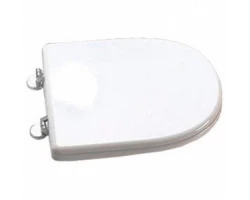 [121549] Сидение Cezares King Palace CZR-T-163-M-S-Cr, белое, с механизмом SoftClose, фурнитура хром +5300 ₽