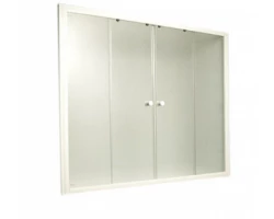 [149632] Шторка фронтальная для ванны 1MarKa, цвет профиля - белый, 170*140 см +10400 ₽