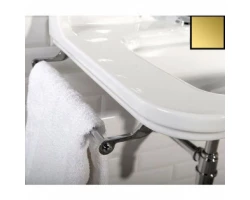 [149733] Полотенцедержатель боковой Kerasan Waldorf 740891oro для раковин, 40см, цвет золото +14538 ₽