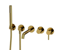 Смеситель для ванны скрытого монтажа WHITECROSS Y YSET1240GL (золото) +55472 ₽