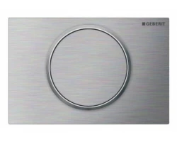 [202757] Клавиша Geberit Sigma Type 10 115.787.SN.5 для унитаза, одинарный смыв, матовая/полированная/матовая,нержавеющая сталь +26266 ₽