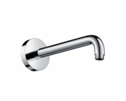 [400855] Держатель верхнего душа Hansgrohe 27413670, 38,8 cм, 1/2, чёрный матовый +15500 ₽