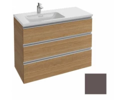 [299706] Тумба под раковину Jacob Delafon Vox 100 EB2045-RA-G80, 100 х 46 см, светло-коричневая глянцевая +173800 ₽