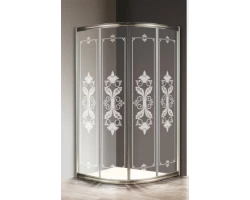[304703] Душевой уголок Cezares Giubileo-R-2-90-Scorrevole-CP-St 90x90x195 см без поддона, стекло прозрачное +21580 ₽