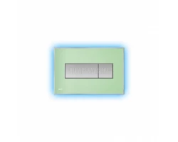 [313954] Кнопка управления AlcaPlast M1472 - AEZ112 с цветной пластиной, светящаяся кнопка зеленая, свет зеленый +29641 ₽