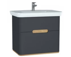 [316605] Тумба с раковиной Vitra Sento 80 см, с LED подсветкой и датчиком движения, 60836 +89290 ₽