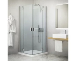 [318583] Душевой уголок Roth Hitech Line 110 х 100 см двустворчатый, стекло прозрачное +143775 ₽