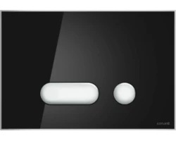 [321979] Смывная клавиша Cersanit Intera BU-INT/Blg/Gl, черная глянцевая стекло +11990 ₽